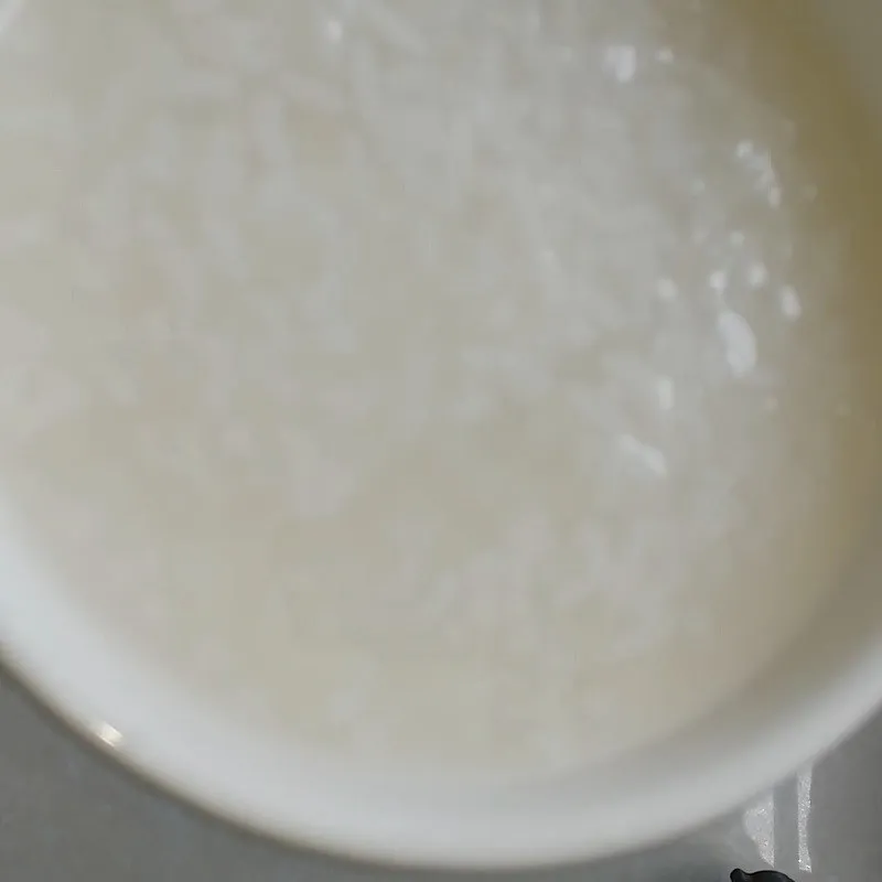 Thành phẩm cháo trắng đạt yêu cầu phải có độ bóng và sánh mịn