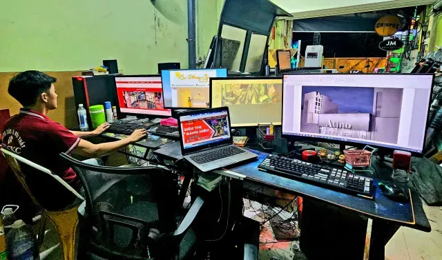 Thiết kế demo bảng hiệu