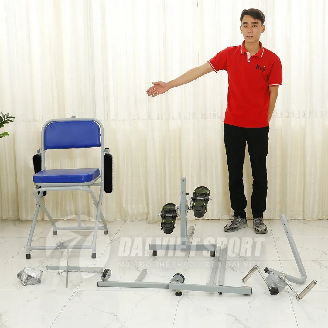 Chi tiết các góc cạnh và bộ phận của thiết bị tập phục hồi đa năng