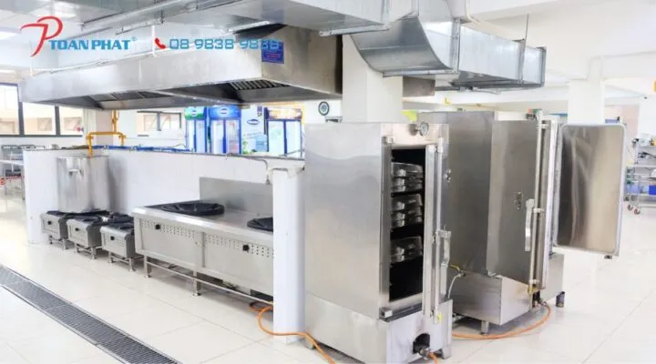 Thiết kế bếp nhà hàng ốc đảo