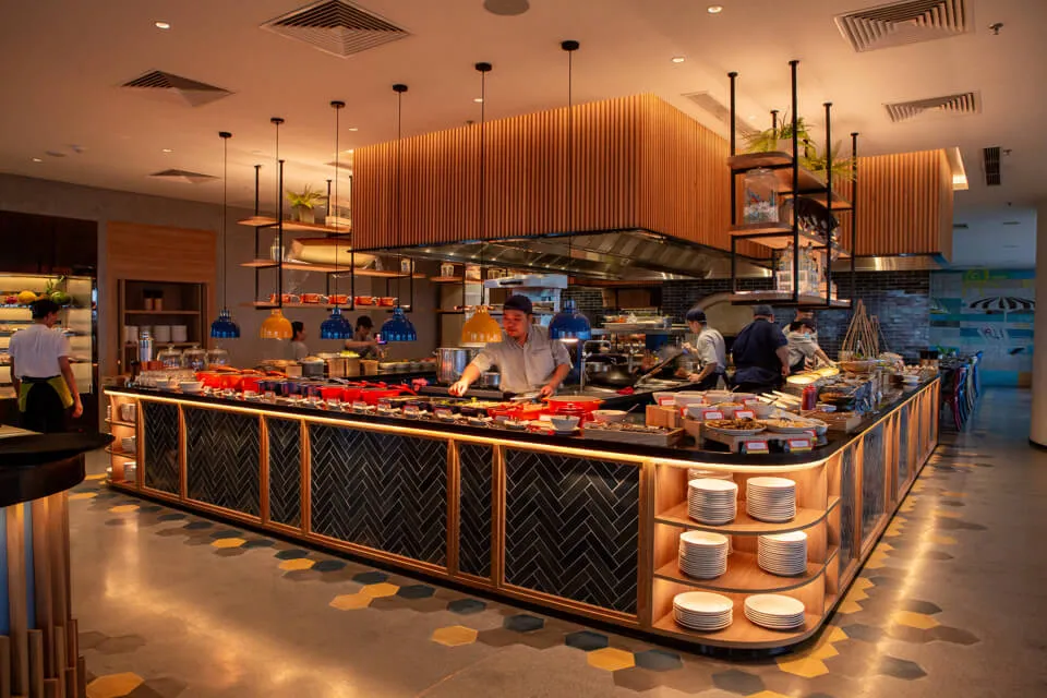 Quy trình thiết kế mặt bằng buffet