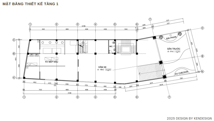 Bản vẽ thiết kế nhà hàng tiệc cưới