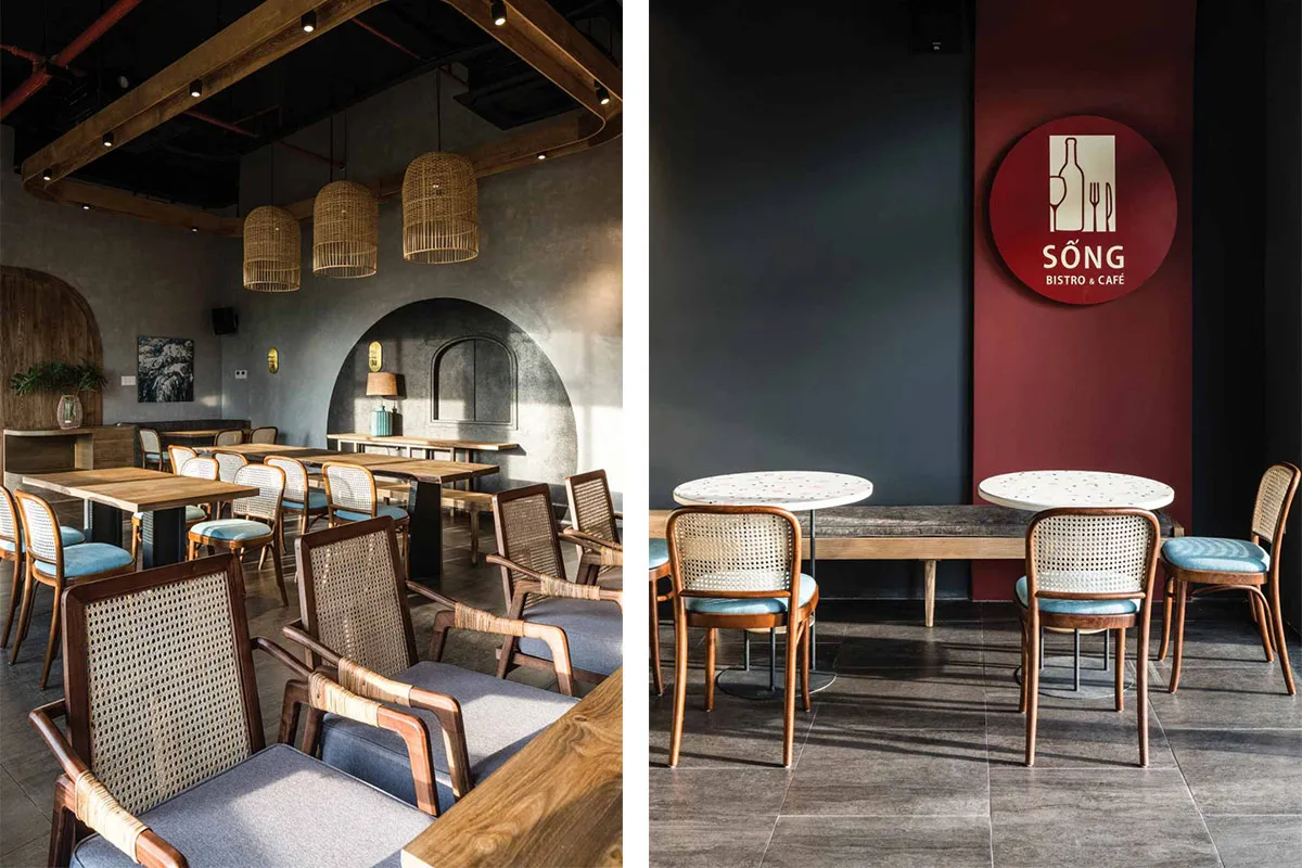 Khu vực nhà hàng tầng 2