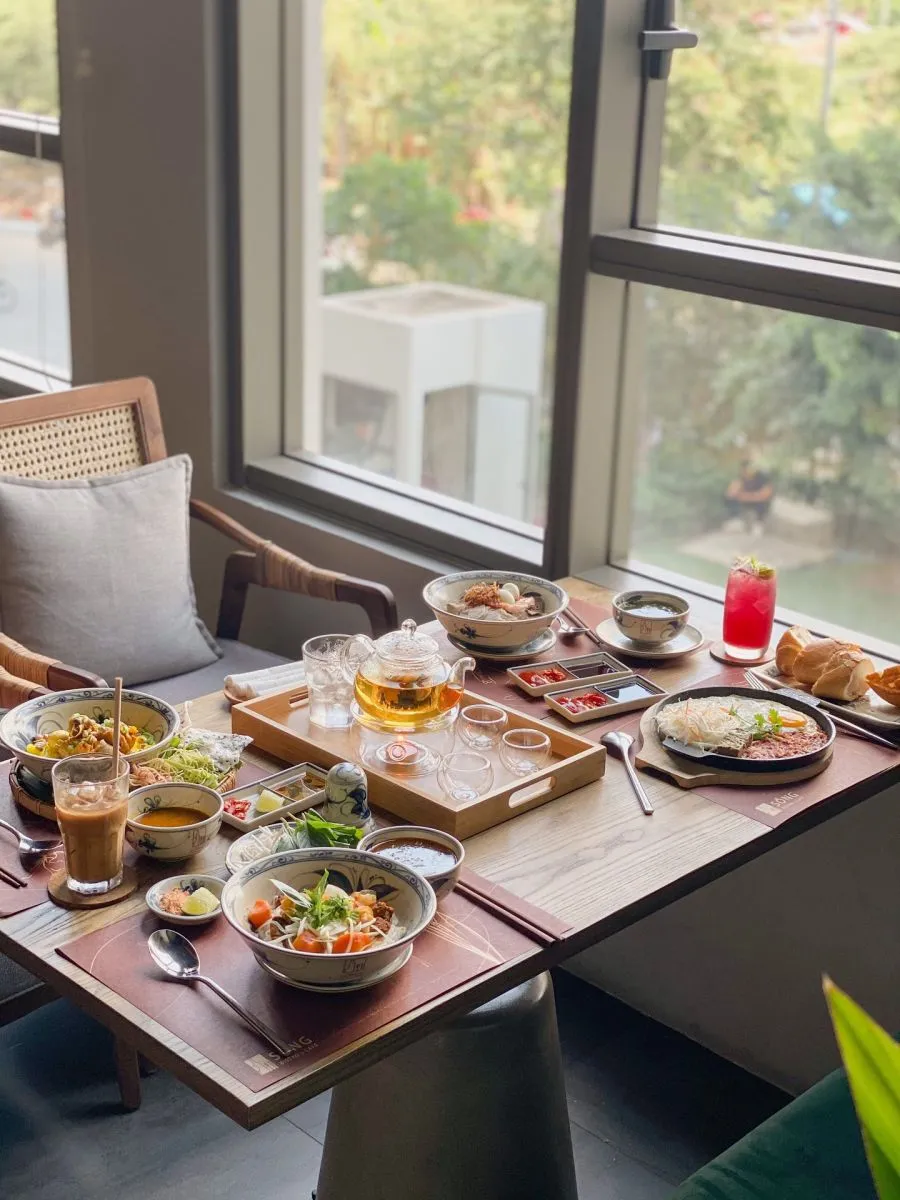 Thực đơn đa dạng với bài trí tinh tế