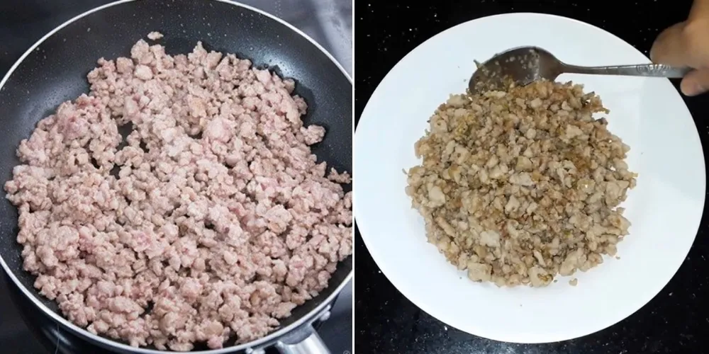 Rang thịt băm rang sả ớt