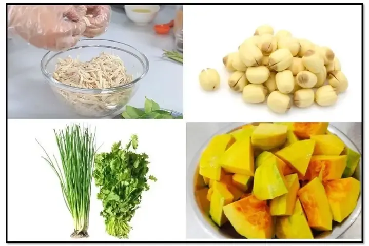 Canh gà bí đỏ là món ăn dặm lý tưởng giúp bé sáng mắt và thông minh