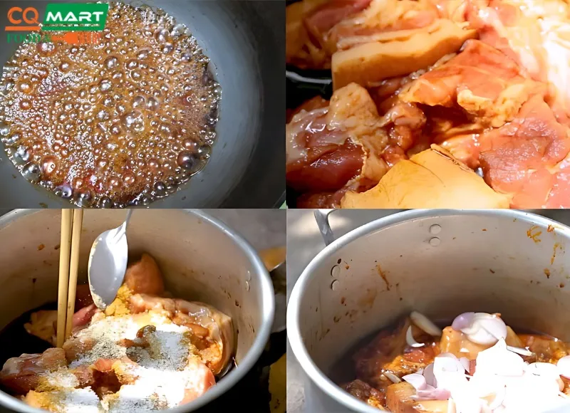 Thịt hộp tự làm tại nhà chuẩn vị miền Trung sẽ có hương vị và màu sắc đậm đà đặc trưng