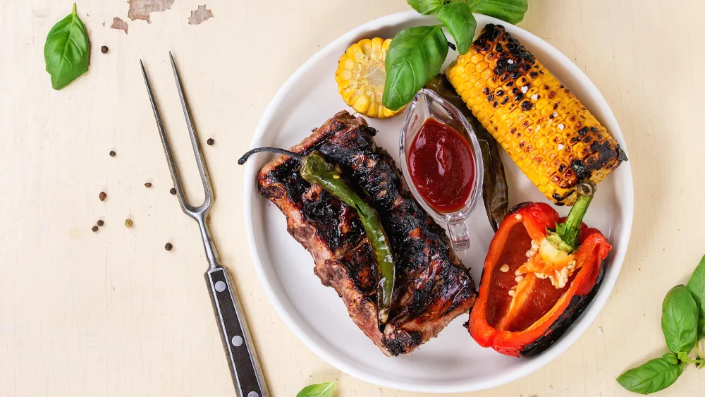 Thịt nướng BBQ ngoài trời chuẩn vị Hàn