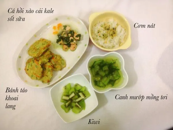 Thực đơn cho bé 1 tuổi đủ chất, trẻ biếng ăn, chậm tăng cân mấy cũng ham ăn chóng lớn - 8