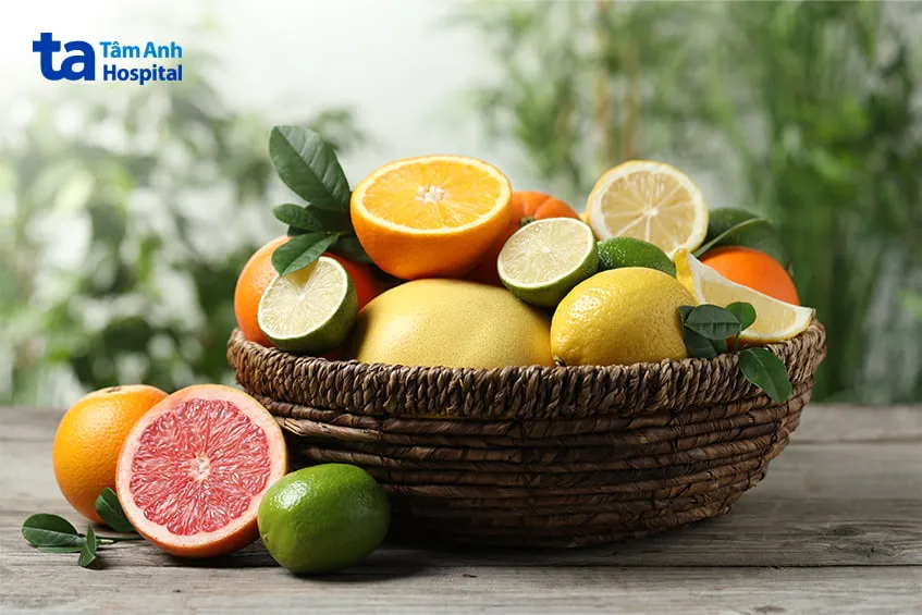 Trái cây họ cam quýt tươi ngon, giàu vitamin C