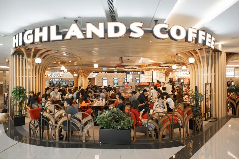 Highlands coffee là một trong các thương hiệu cà phê nổi tiếng ở Việt Nam
