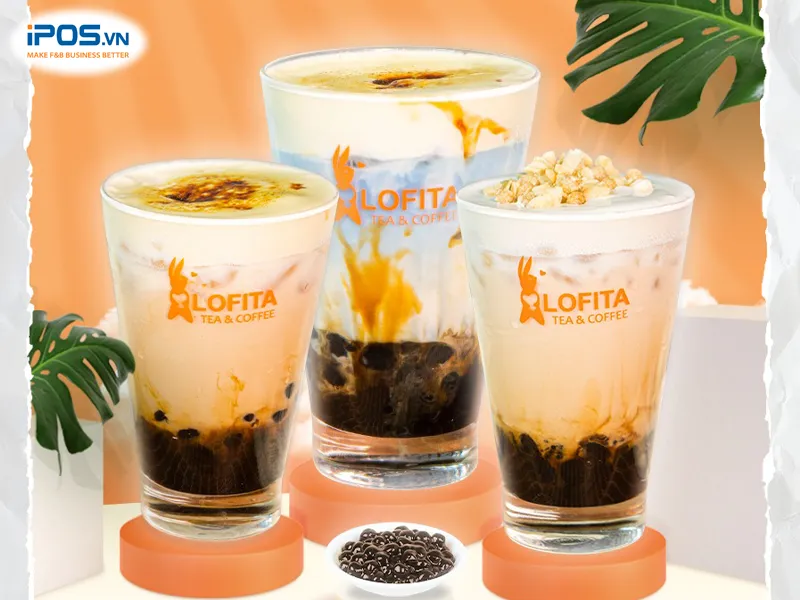 Bộ sưu tập trà sữa kem trứng cháy độc đáo của thương hiệu Lofita