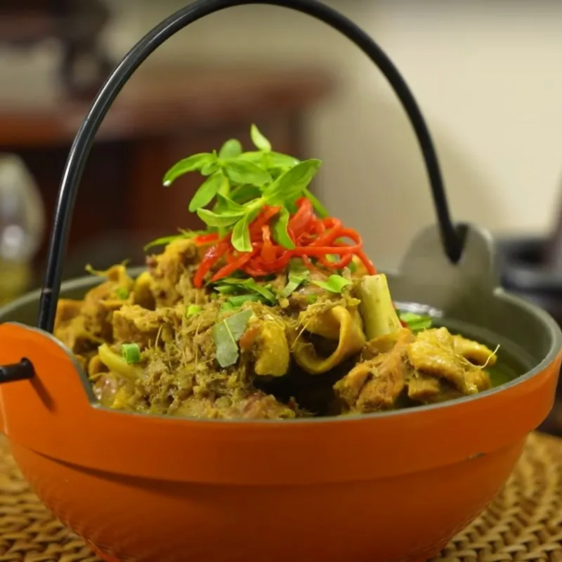 Bước 5: Thưởng thức món Ngan nấu giả cầy