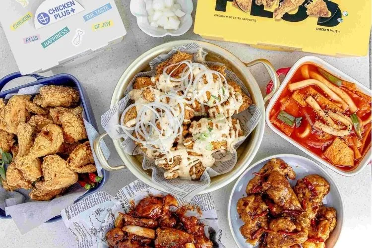 Gà rán Chicken Plus kết hợp hoàn hảo giữa vị giòn và nước sốt Hàn Quốc đậm đà