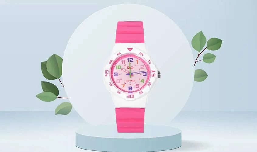 Đồng hồ trẻ em Q&Q thiết kế năng động với mặt kính thủy tinh hữu cơ