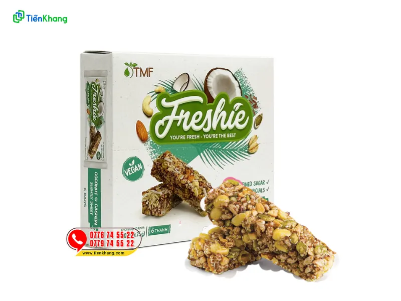 Thanh hạt dinh dưỡng Freshie cung cấp năng lượng bền bỉ