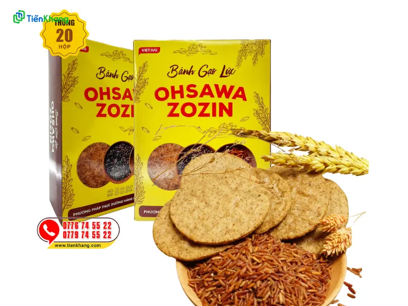 Bánh gạo lứt Ohsawa Zozin là lựa chọn tinh khiết cho sức khỏe