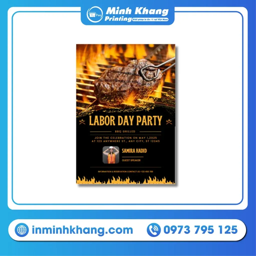 Mẫu tờ rơi quảng cáo đồ ăn phù hợp cho các quán đồ ăn nhanh và tiệm trà sữa