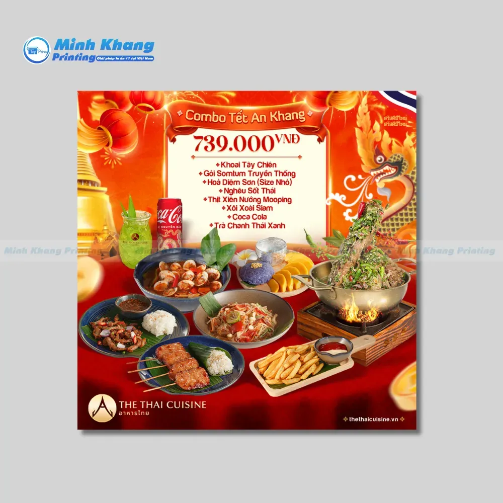 Xây dựng độ nhận diện thương hiệu mạnh mẽ với mẫu tờ rơi quảng cáo đồ ăn