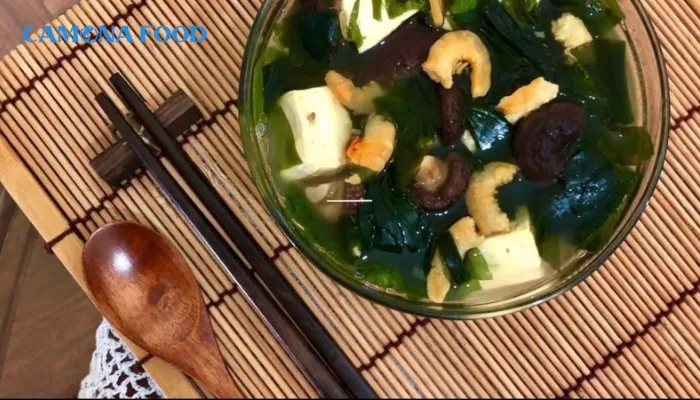 Canh rong biển tôm khô chuẩn vị dinh dưỡng