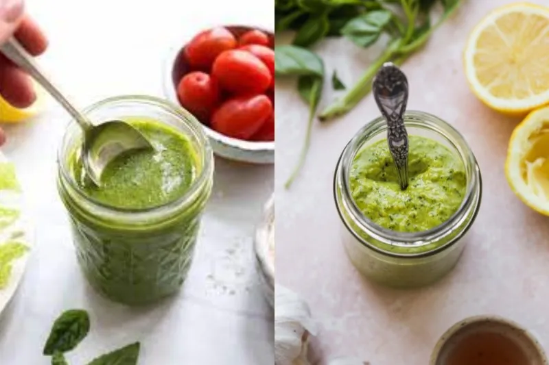 Sốt pesto chanh thảo mộc