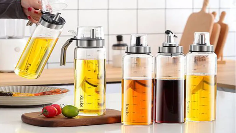 Lọ đựng gia vị bằng thủy tinh có vòi Zibo