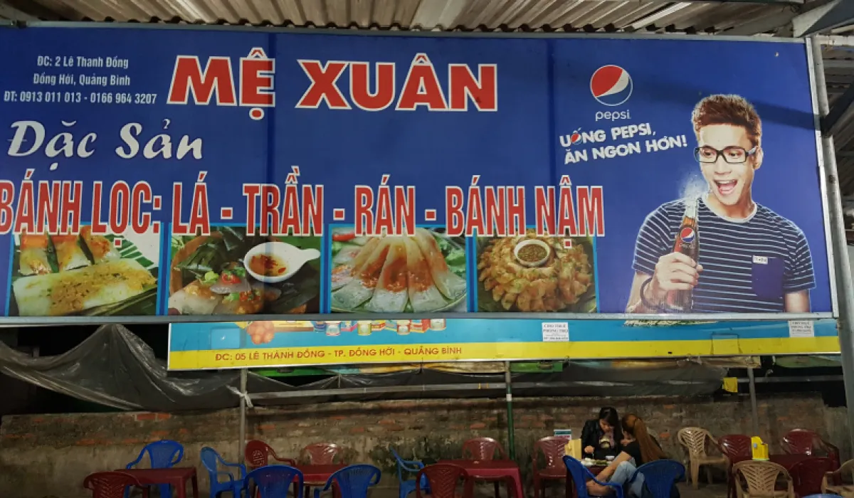 Quán bánh lọc mẹ Xuân
