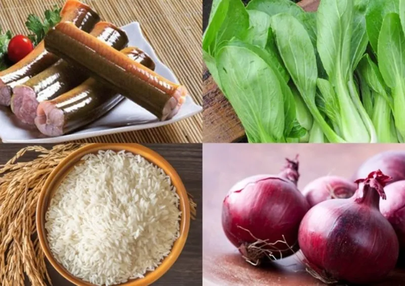 Cháo lươn cải thìa xanh mướt, bổ sung chất xơ cho bé