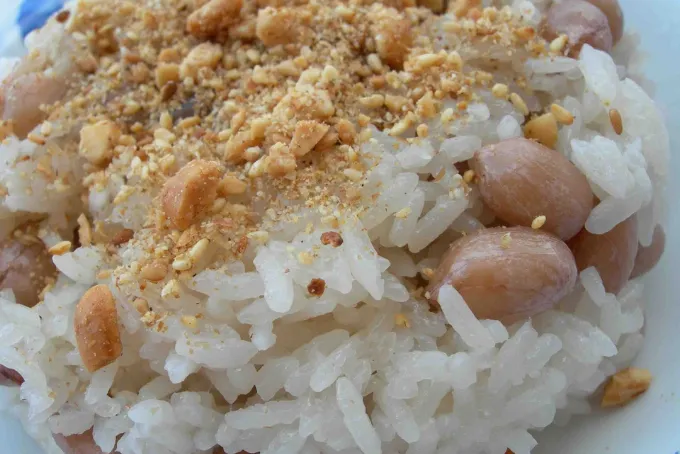 Thành phẩm xôi lạc