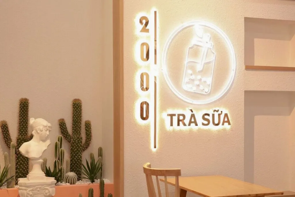 Trà sữa 2000 - Tên theo năm sinh