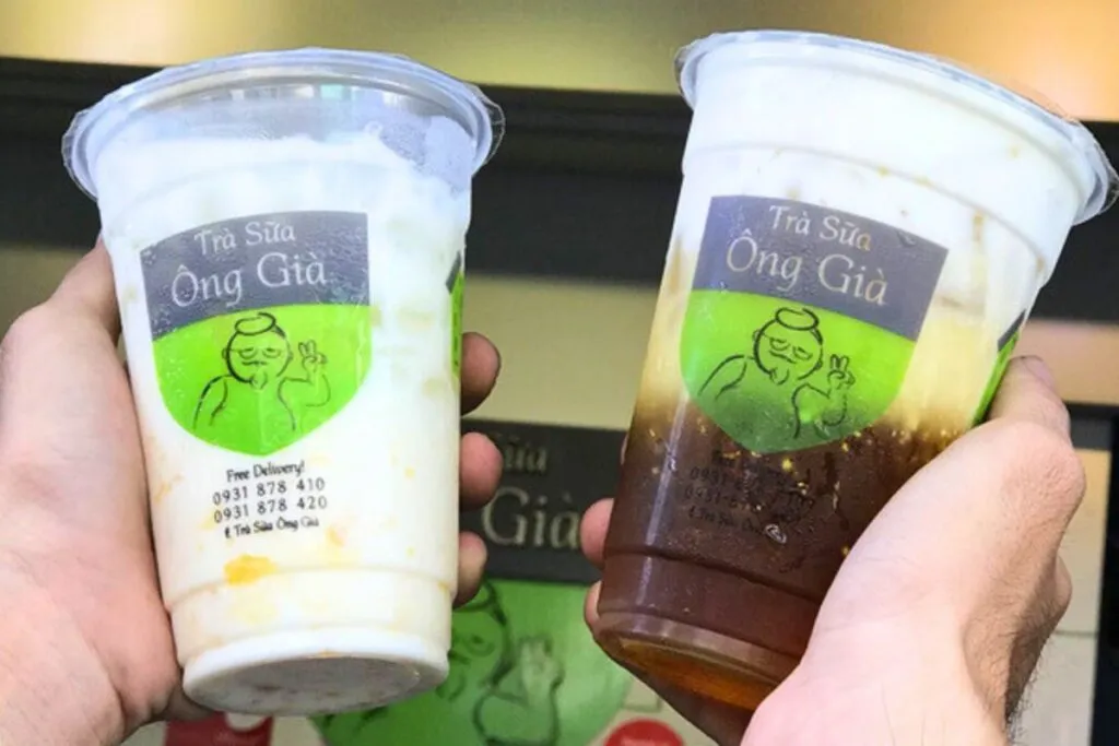 Trà sữa Ông già - Tên quán hợp phong thủy