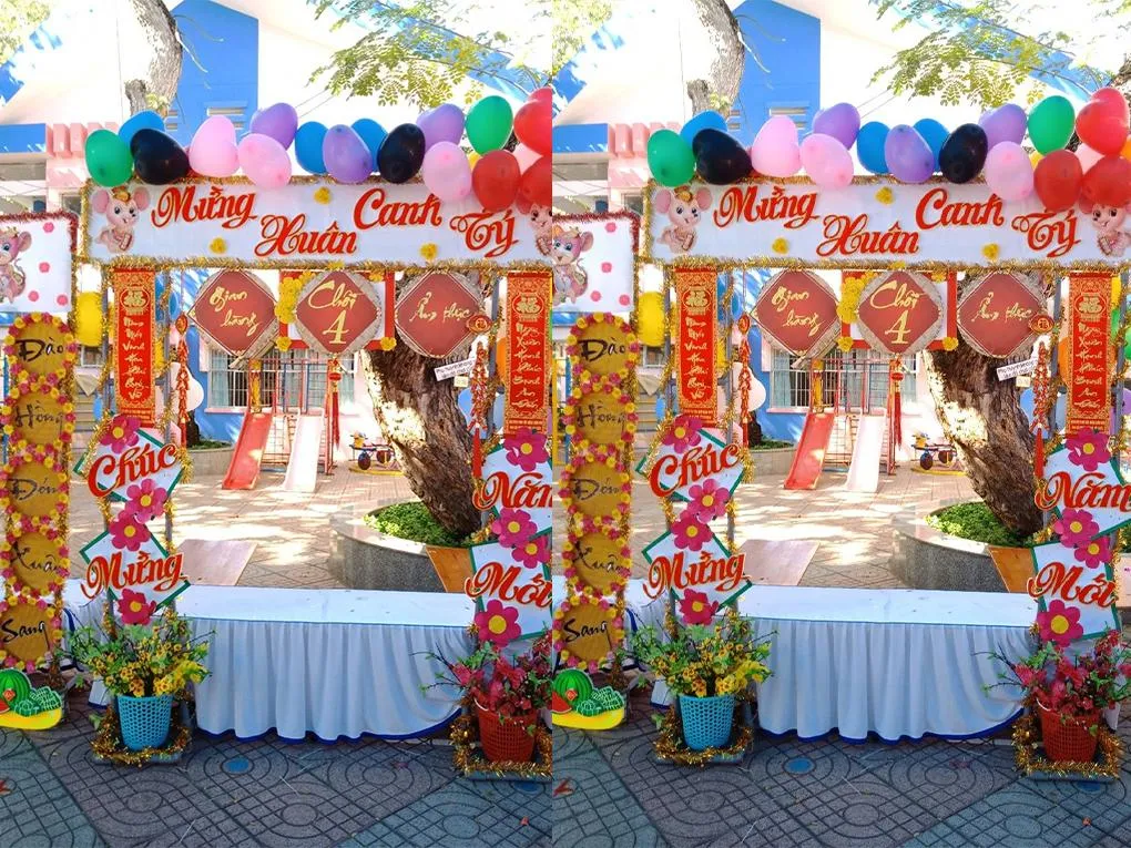 Trang trí gian hàng ẩm thực hiện đại