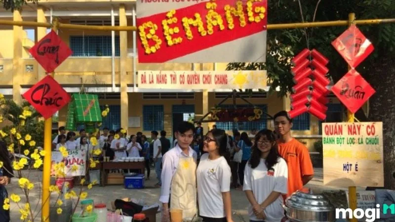 Gian hàng gọn gàng, dễ setup