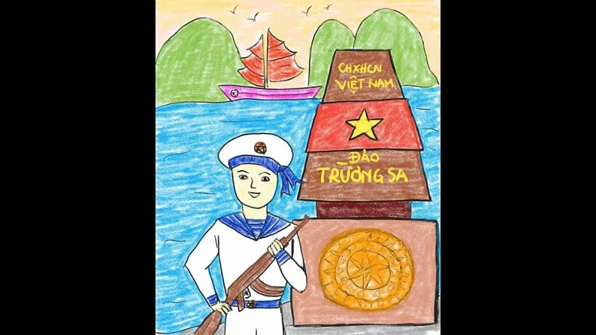 Mẫu 4: Hải quân bảo vệ biển đảo