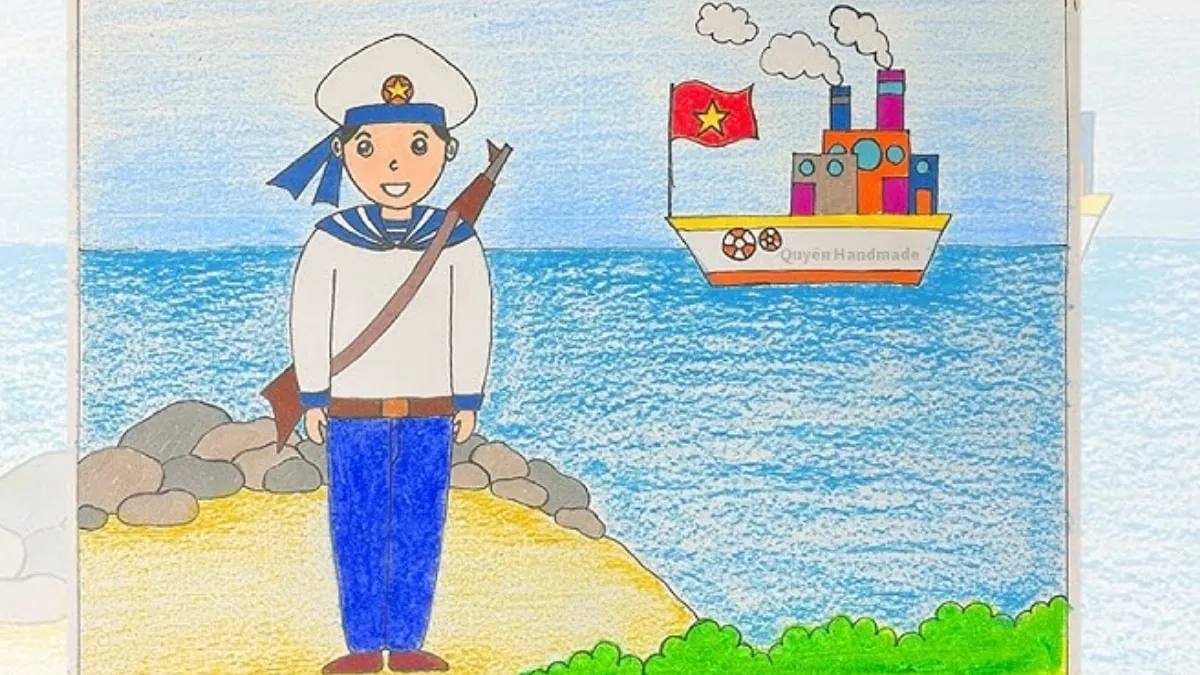 Mẫu 7: Hải quân bảo vệ biển đảo