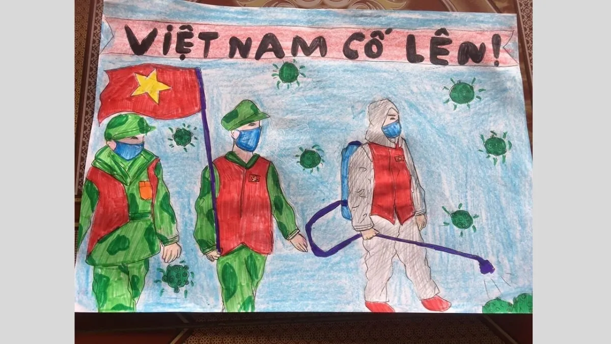 Mẫu 2: Chống dịch cùng dân