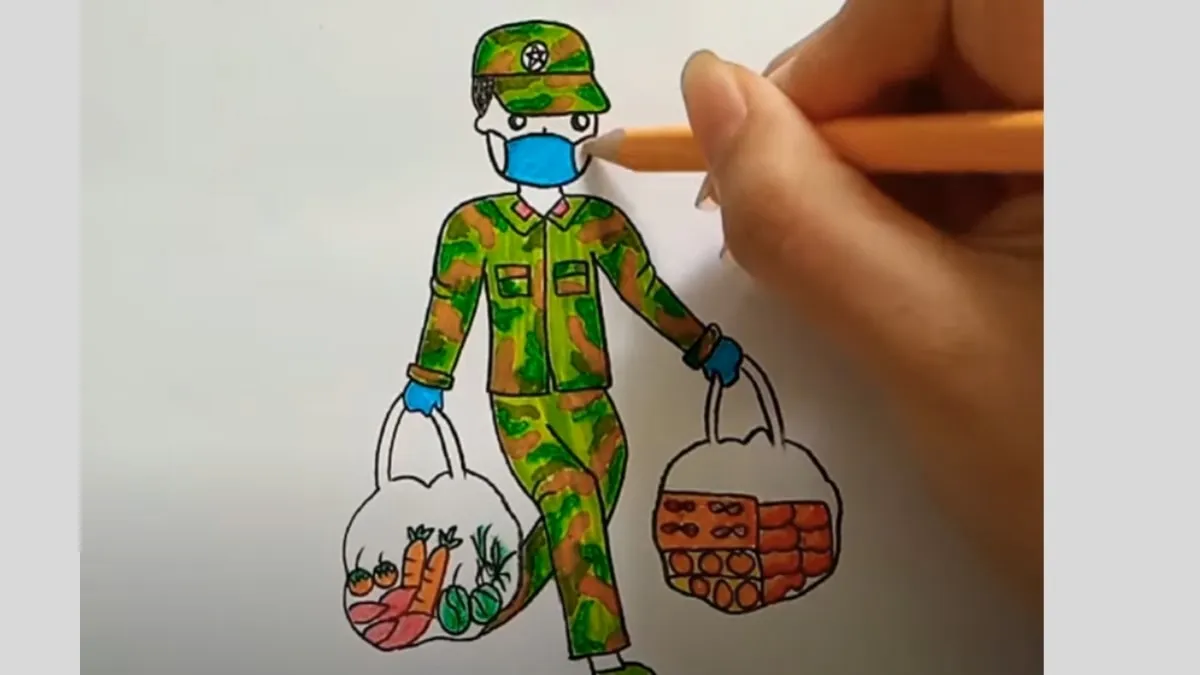 Mẫu 3: Chống dịch cùng dân