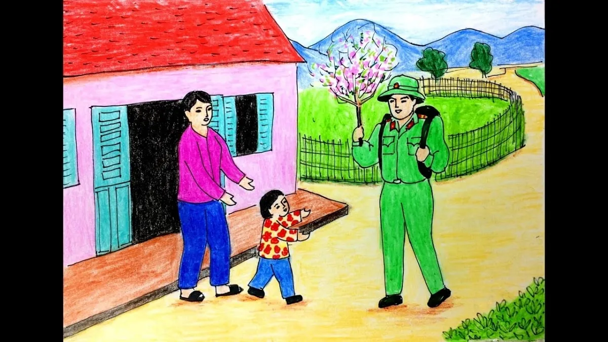 Mẫu 3: Đón Tết