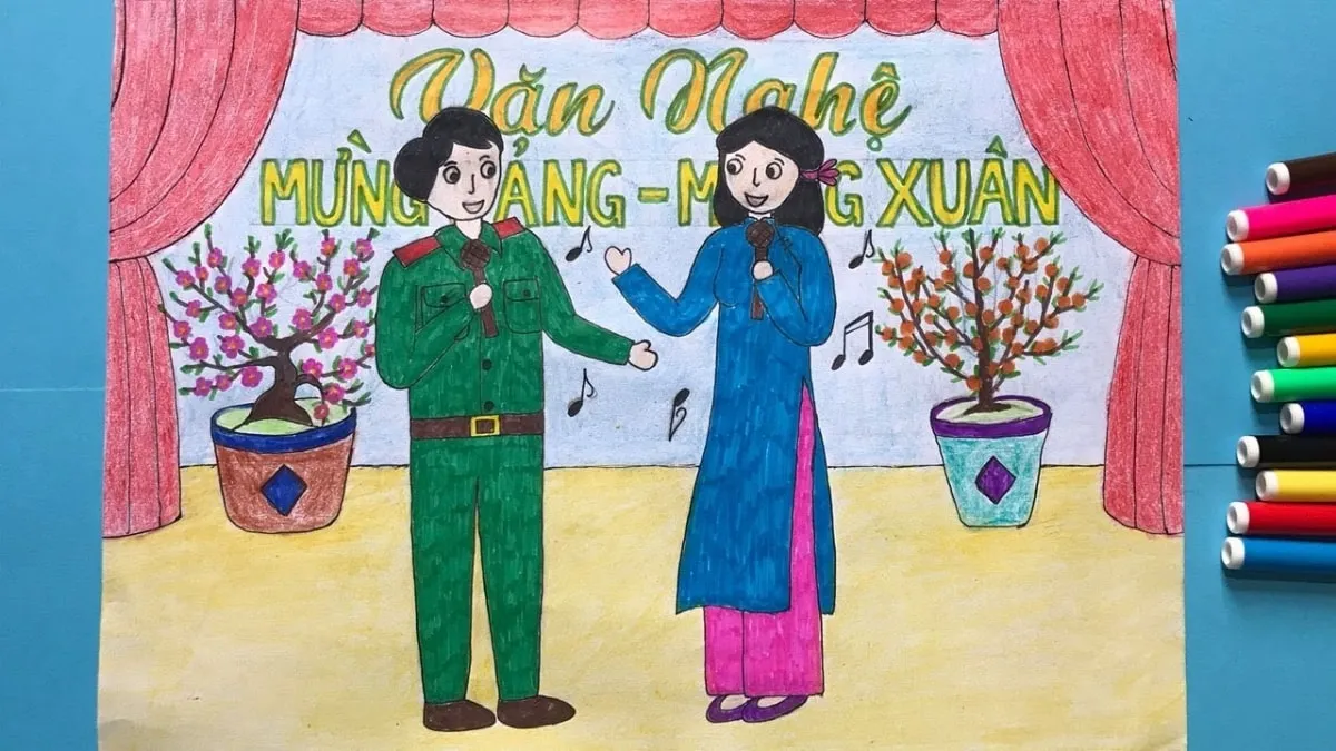 Mẫu 5: Đón Tết