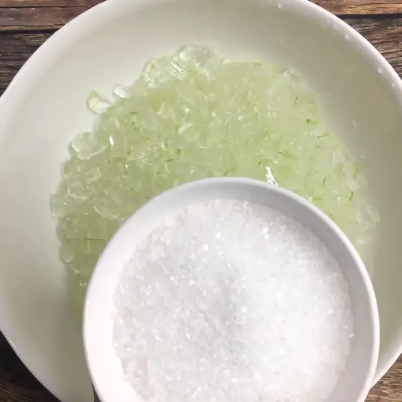 Trộn nha đam với đường phèn