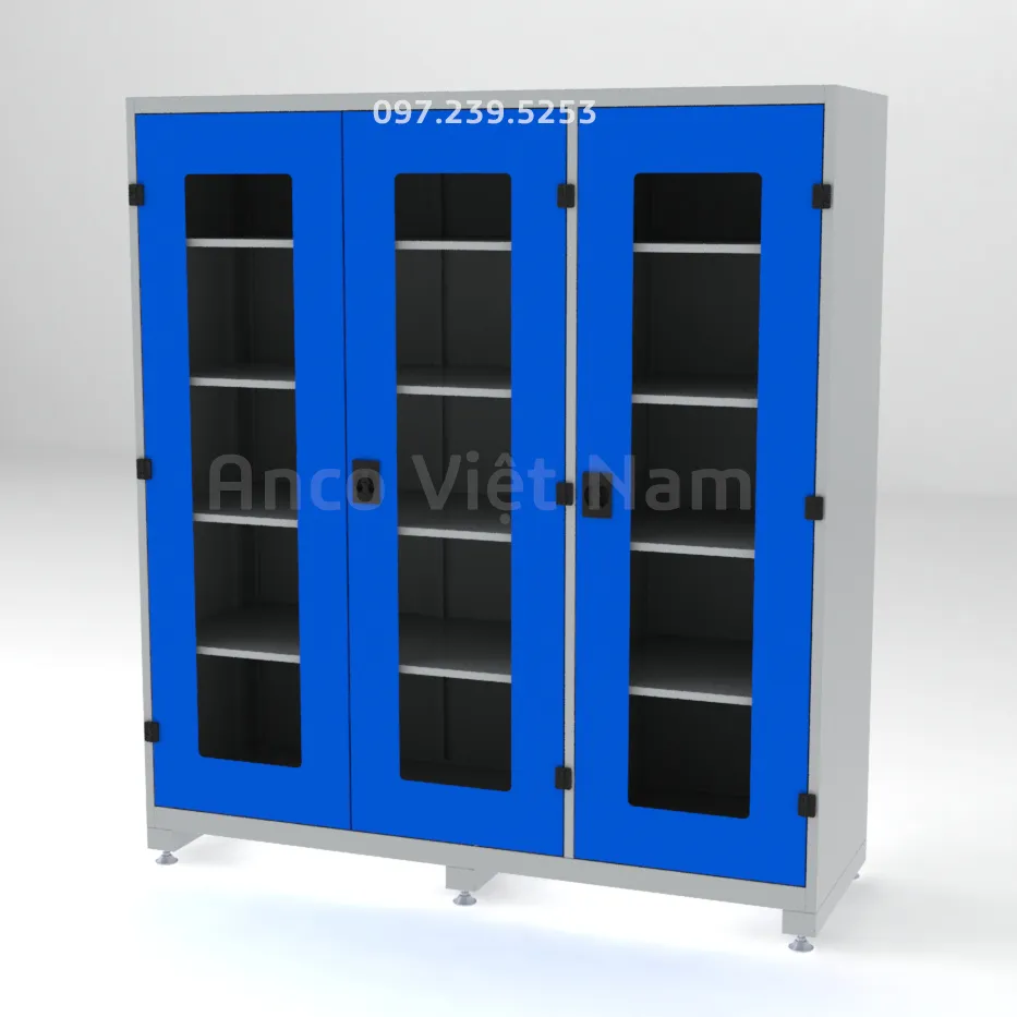 Tủ chứa dụng cụ công nghiệp 3 cánh