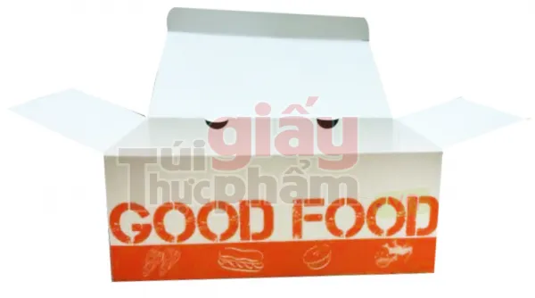 Thiết kế hộp gà rán tiêu chuẩn cho kinh doanh mang đi