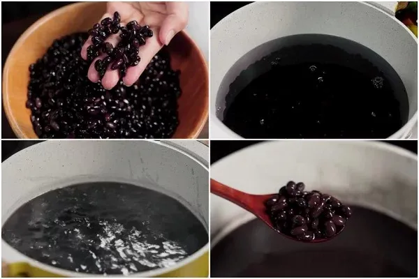 quá trình ủ đậu đen