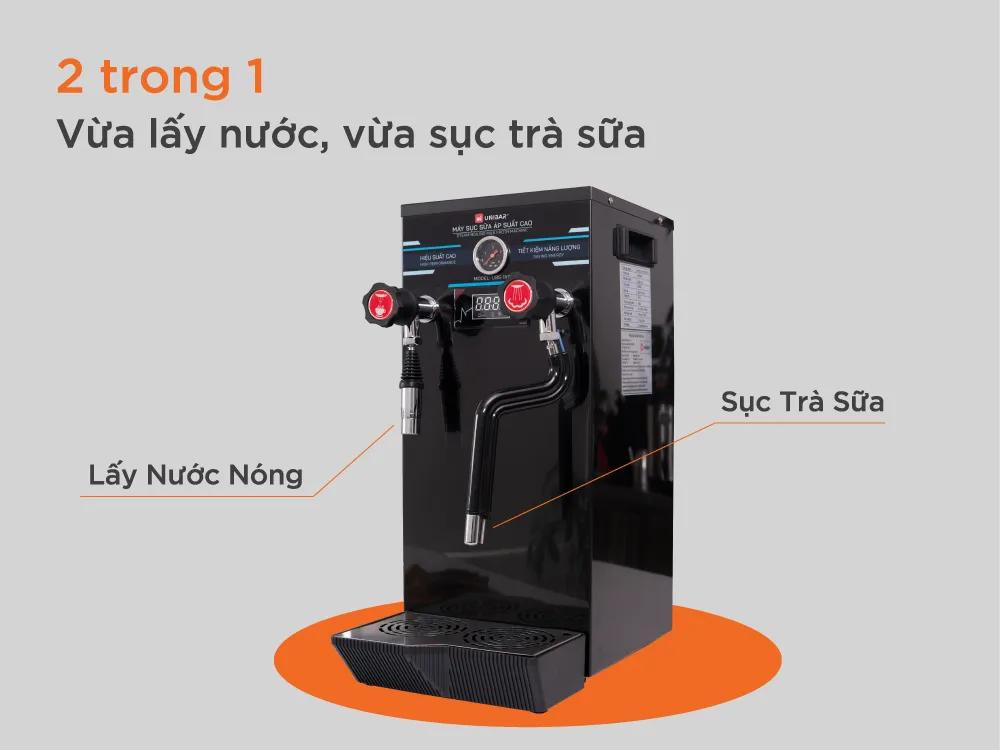 Máy sục sữa áp suất cao Unibar UBS-1VS - ảnh 1