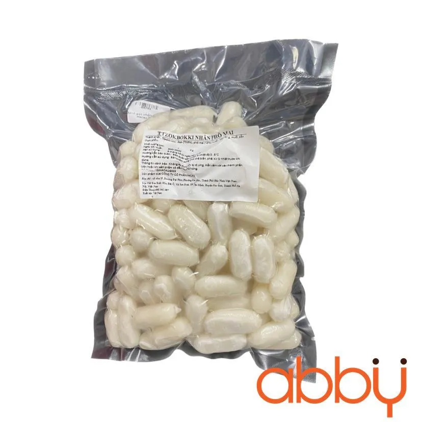 Bao bì bánh gạo nhân phô mai Hacao đóng gói 1kg tiện lợi