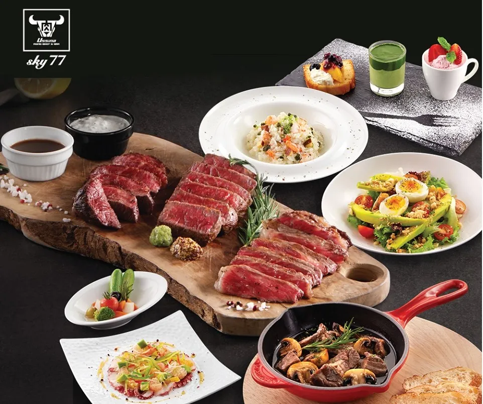Khái niệm Snow Aging Beef tại Ussina Sky 77