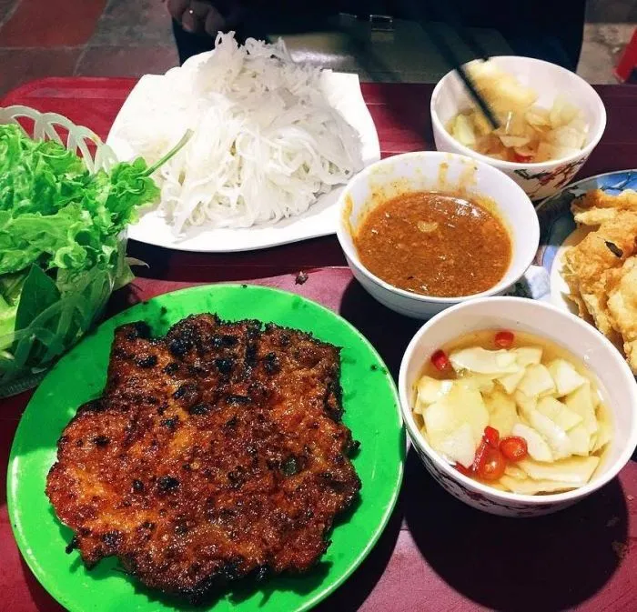 Bún chả Vân Trung - Món bún chả ngon Vinh