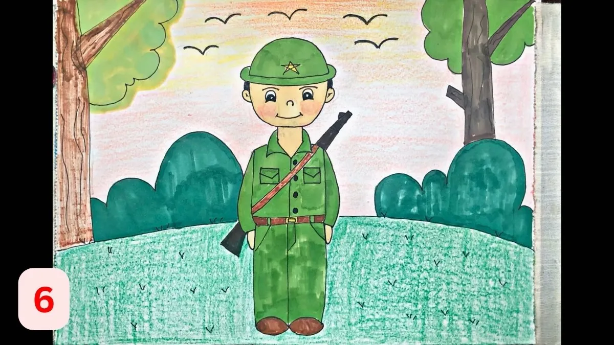 Tô màu để hoàn thiện bức tranh