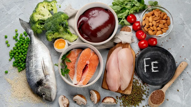 Gan và các loại thực phẩm giàu sắt đóng vai trò nòng cốt trong việc tái sinh hồng cầu, mang oxy đến nuôi dưỡng các tế bào đang bị tổn thương.