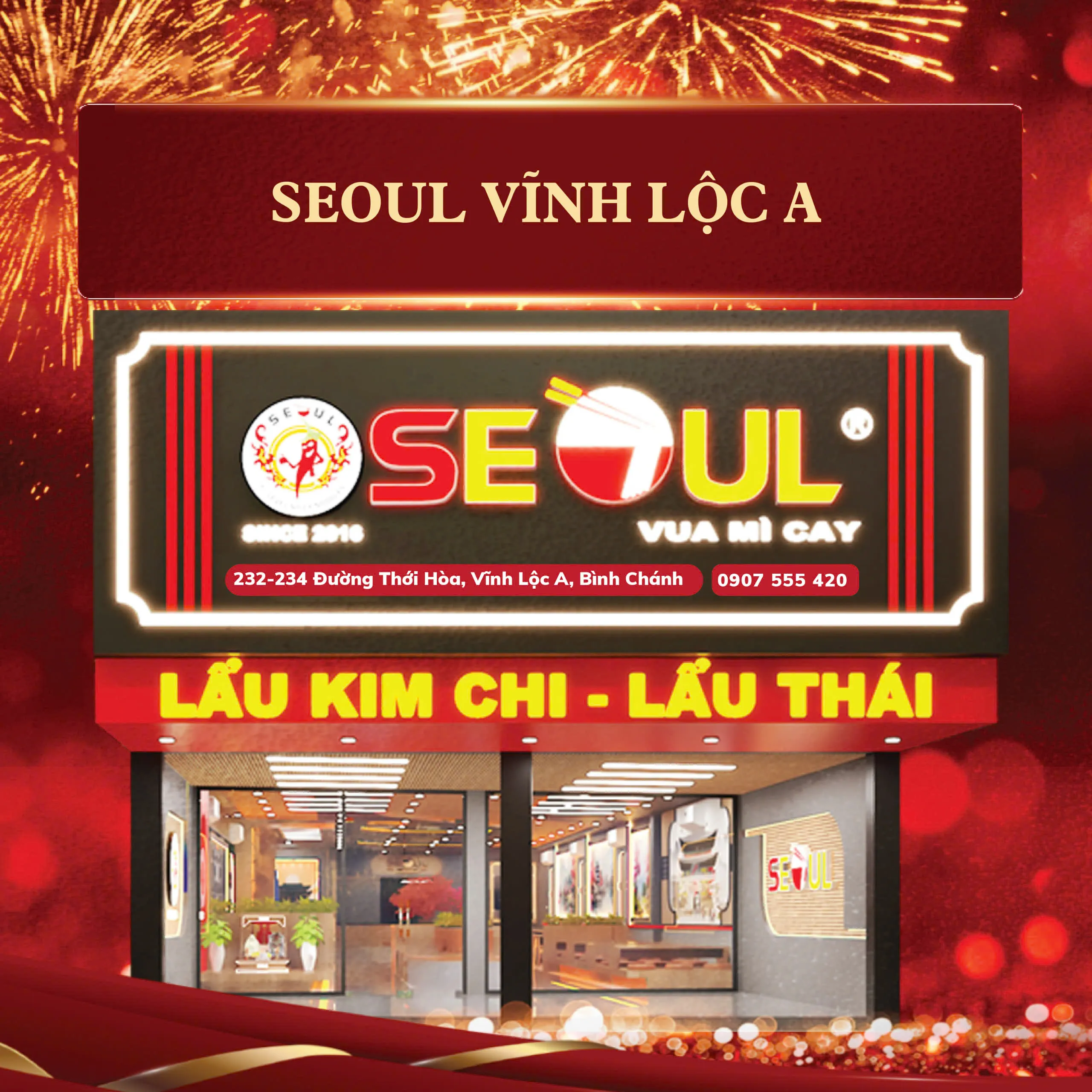 Chi nhánh Mì Cay Seoul Vĩnh Lộc A